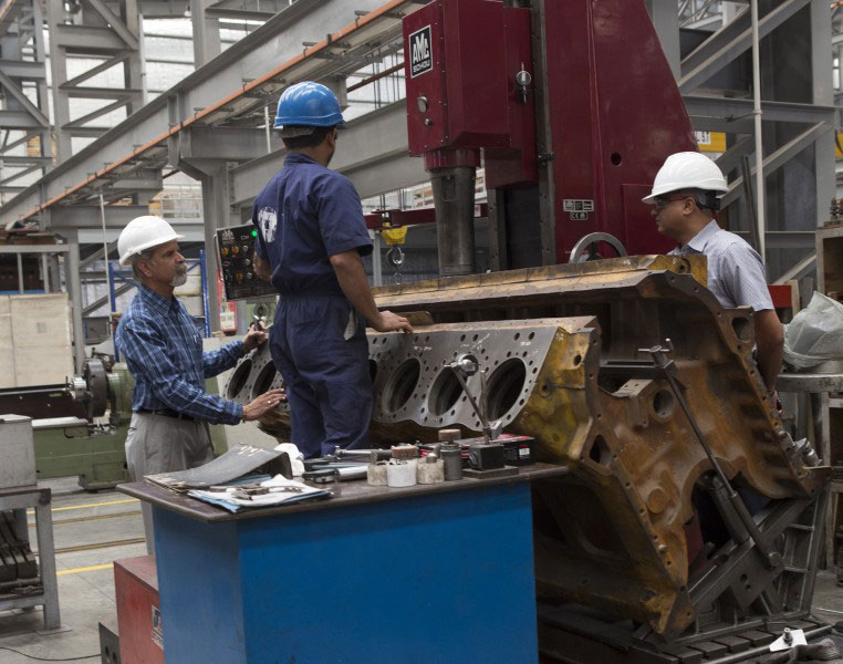 Engine Block Vertical Boring